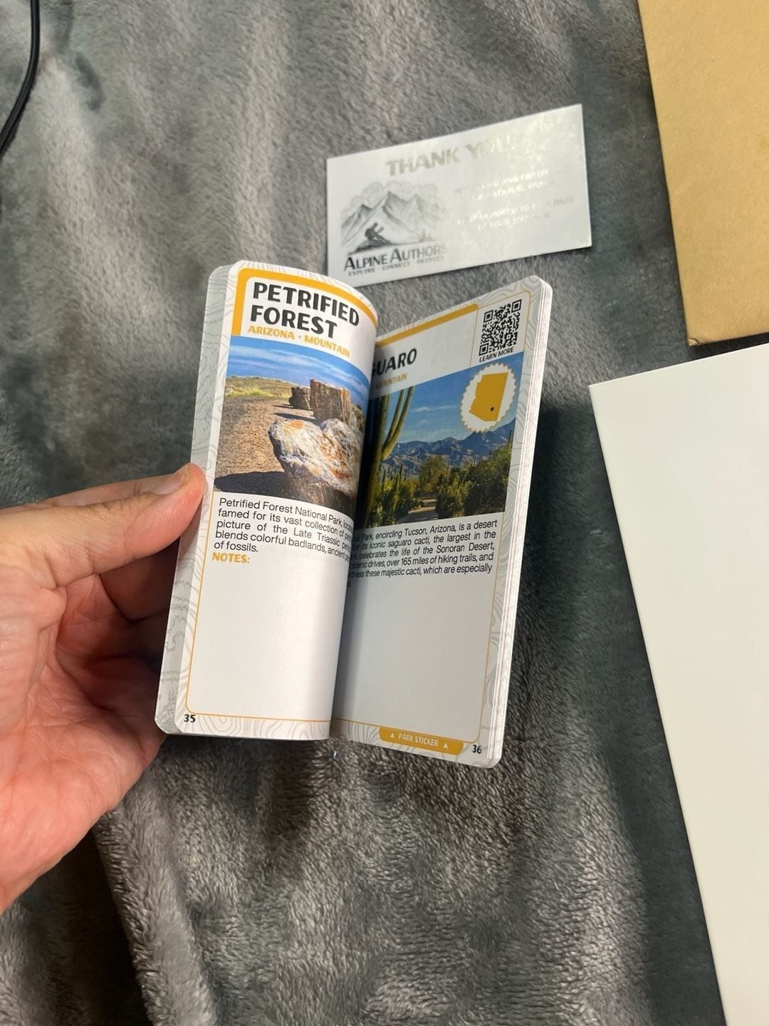 Alpine Authors National Park Stamp Book and Sticker Set ⭐️