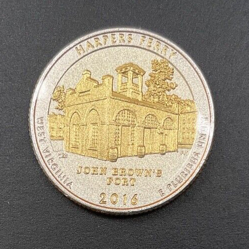 West Virginia Harpers Ferry National Historical Park 2016 Gold & Silver Quarter
