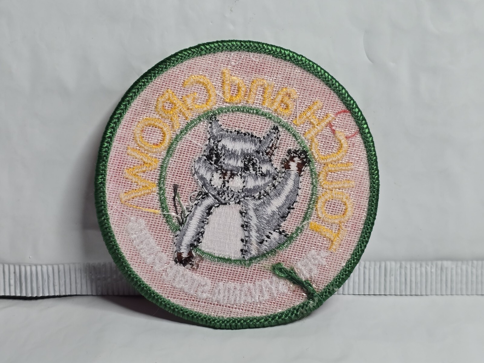 Vintage 1980s Patch Pennsylvania State Parks Touch & Grow Squirrel