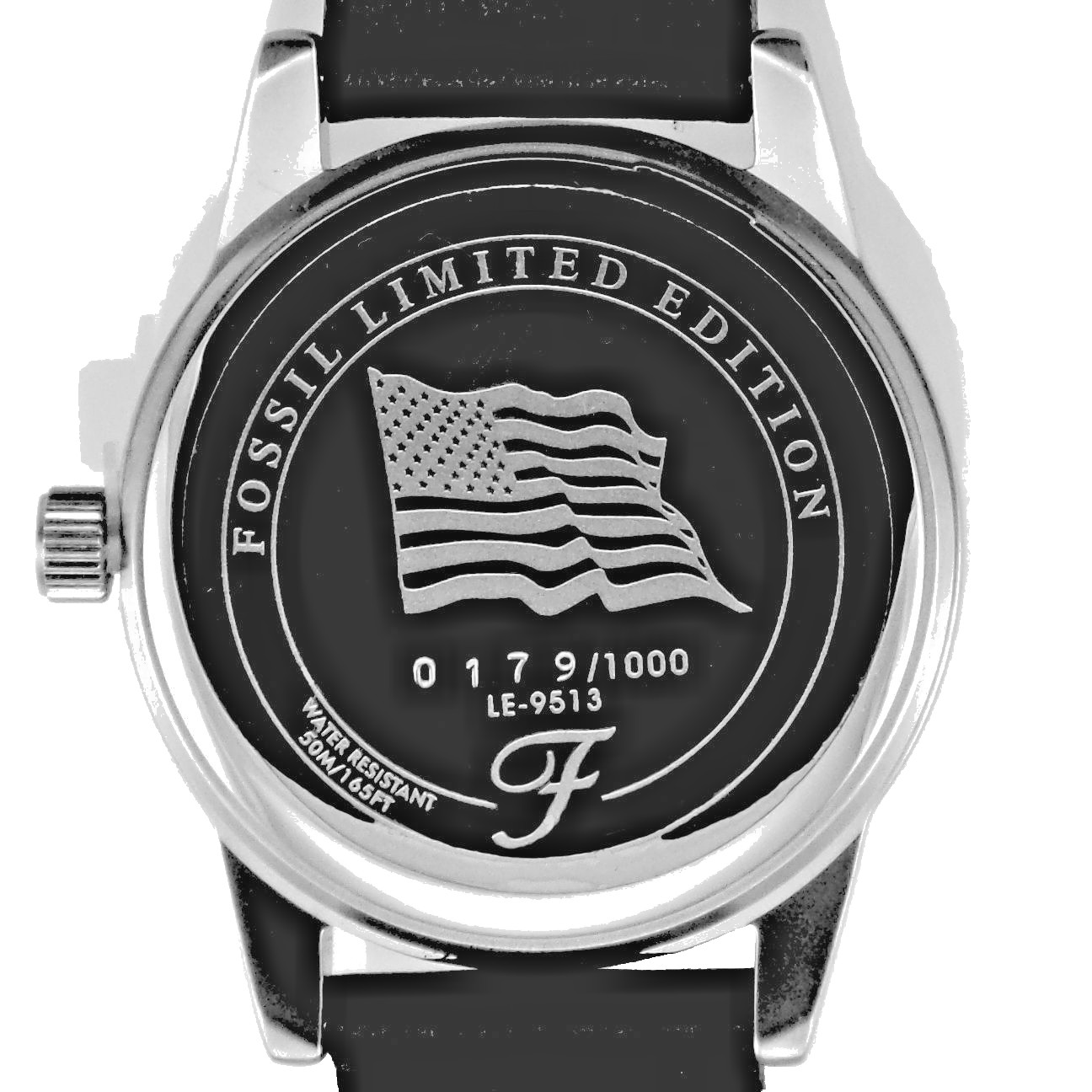 New Statue Of Liberty Fossil Raised 3-D Look Silver Tone Dial Numbered Watch $89