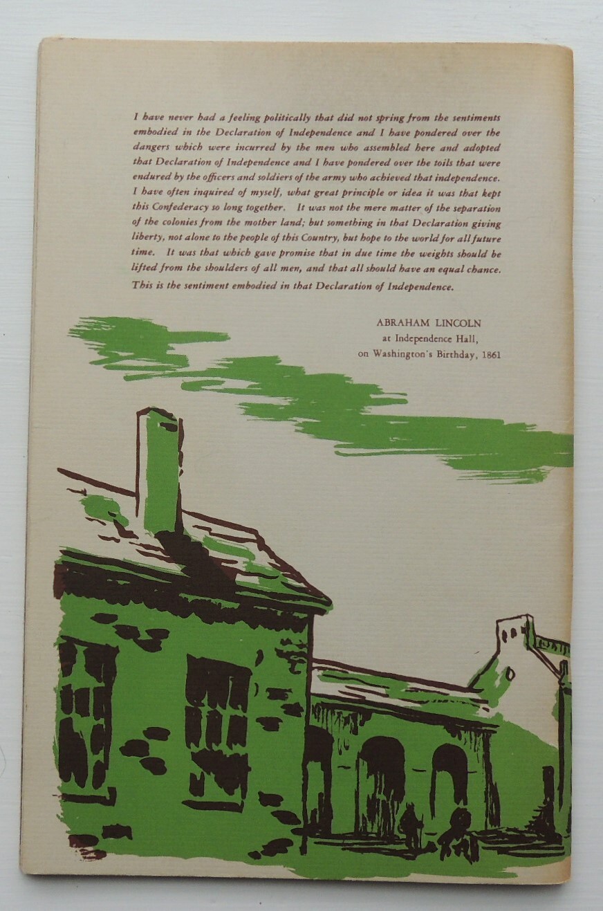 Independence National Park historical handbook no. 17, 1956 ed. free shipping
