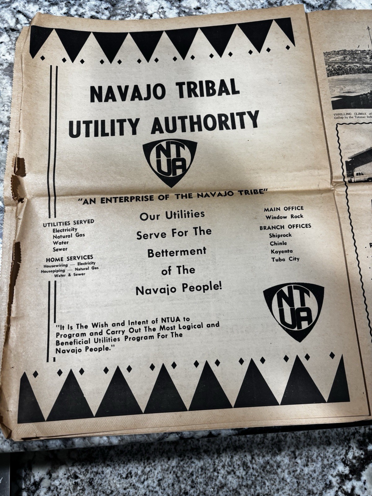 Vintage 1966 Navajoland Tourist Guide Route 66 Gallup NM Native American