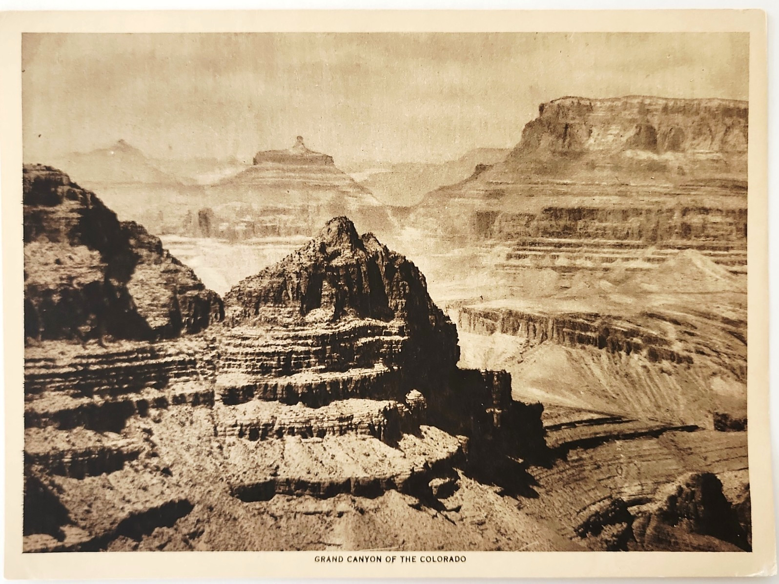 1914 Grand Canyon National Park Photogravure Print Antique Colorado River