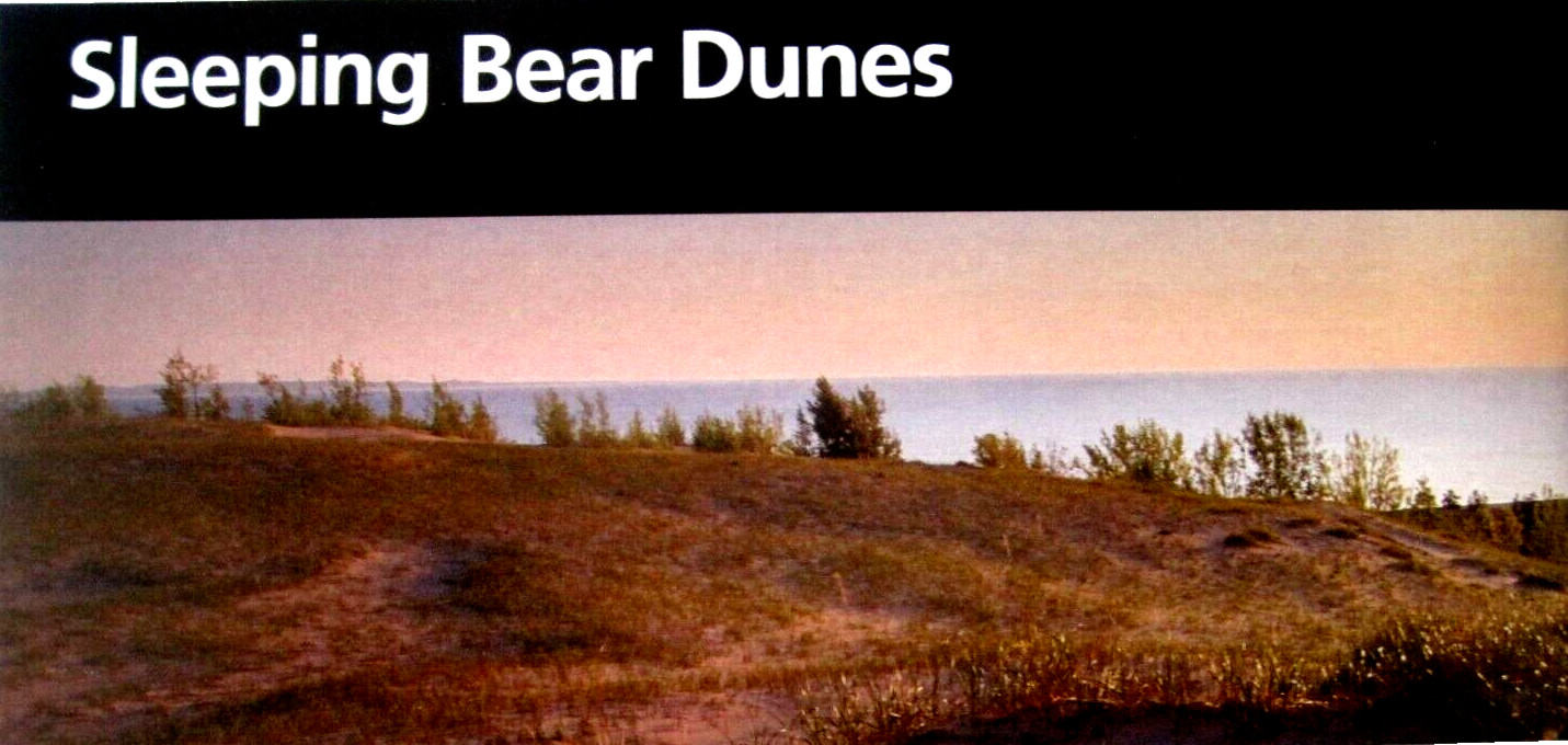 Sleeping Bear Dunes Lakeshore National Park Service Unigrid Brochure Map