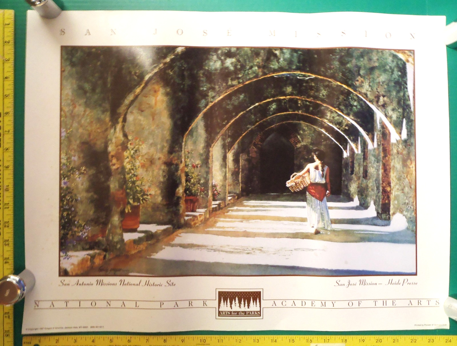 San Jose • Mission National Park • Academy of Arts Heidi Presse NWS 24×18 Poster
