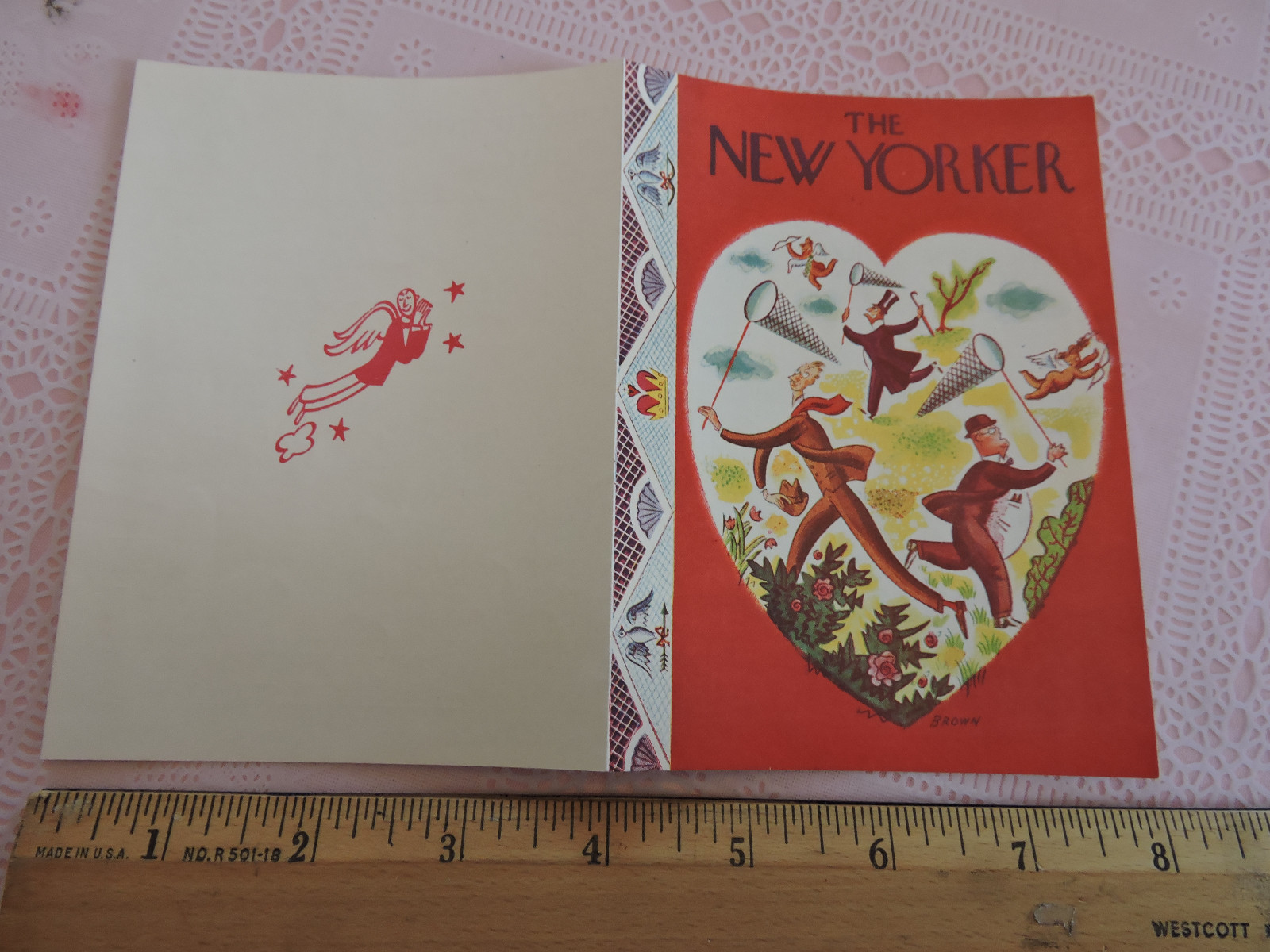 Rare 1930s – ’50s THE NEW YORKER Magazine NYC New York City Signed subscrip Form
