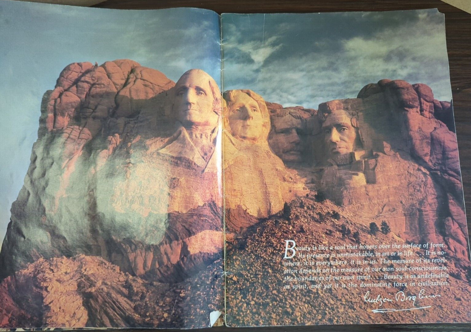 Mount Rushmore, The Story Behind the Scenery Photos, VTG, 1st Print, 1977