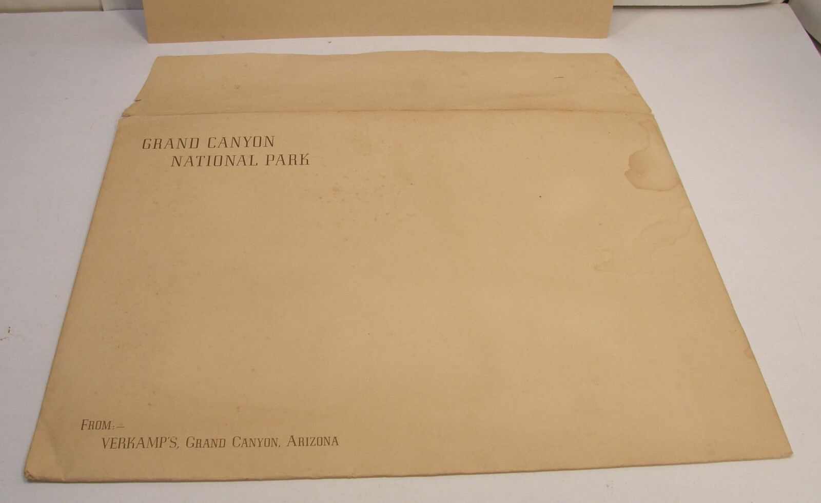 VINTAGE COLOR LITHOGRAPH SOUVENIR PRINT VERKAMP’S GRAND CANYON NAT’L PARK ARIZ