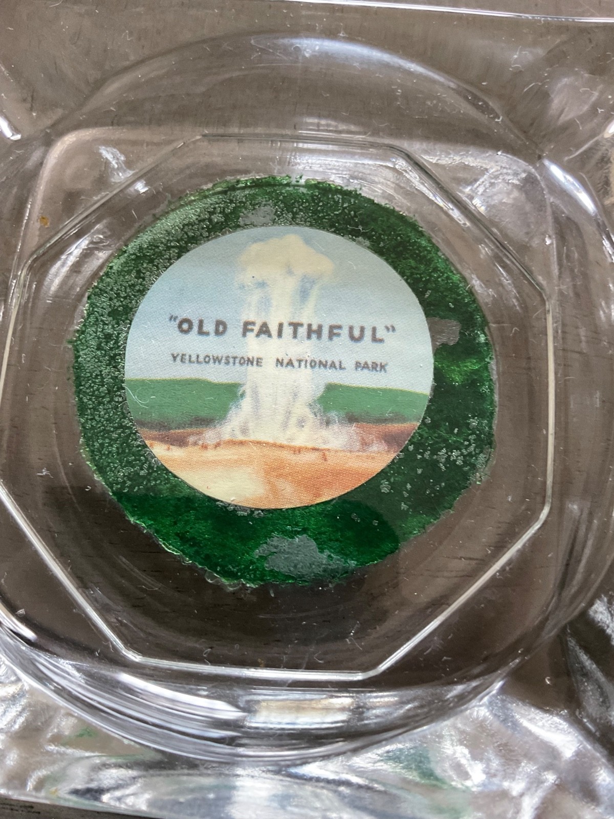 VTG. “Old Faithful” Yellowstone National Park Ashtray