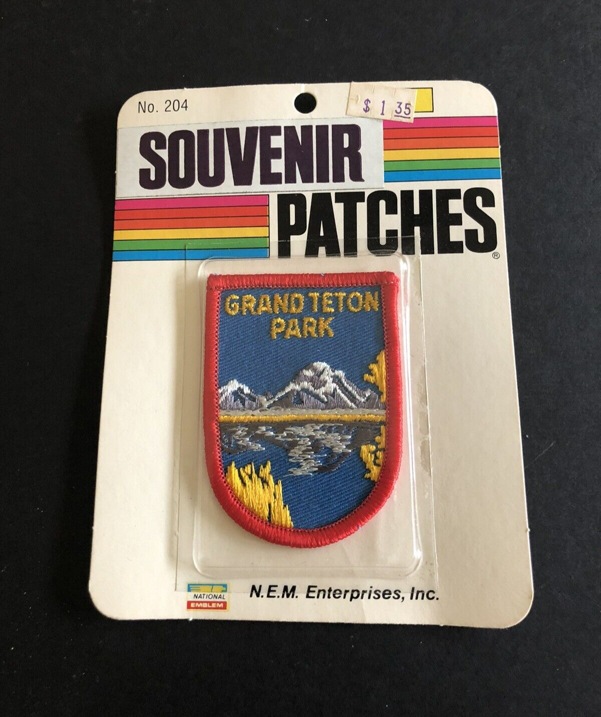 VTG 1980’s Grand Teton Park Shoulder/Hat Patch