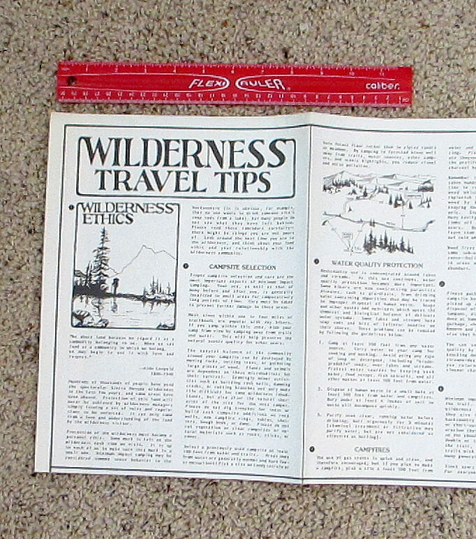 Vintage 1983 Topo JOHN MUIR WILDERNESS North – Central/South Sections FREE SHIP