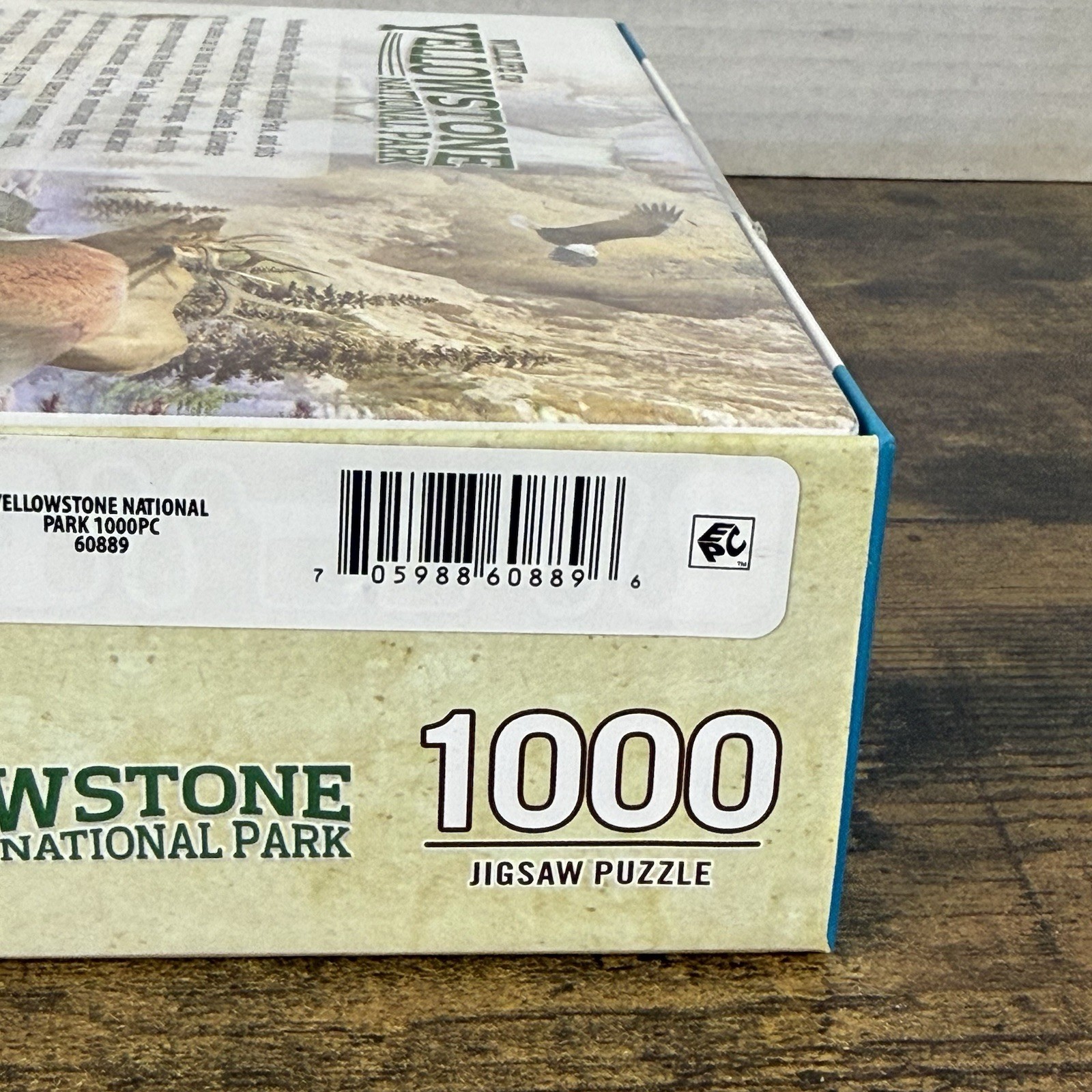 Rare WILDLIFE oF YELLOWSTONE NATIONAL PARK BONUS POSTER INCLUDED 1000pc #60889