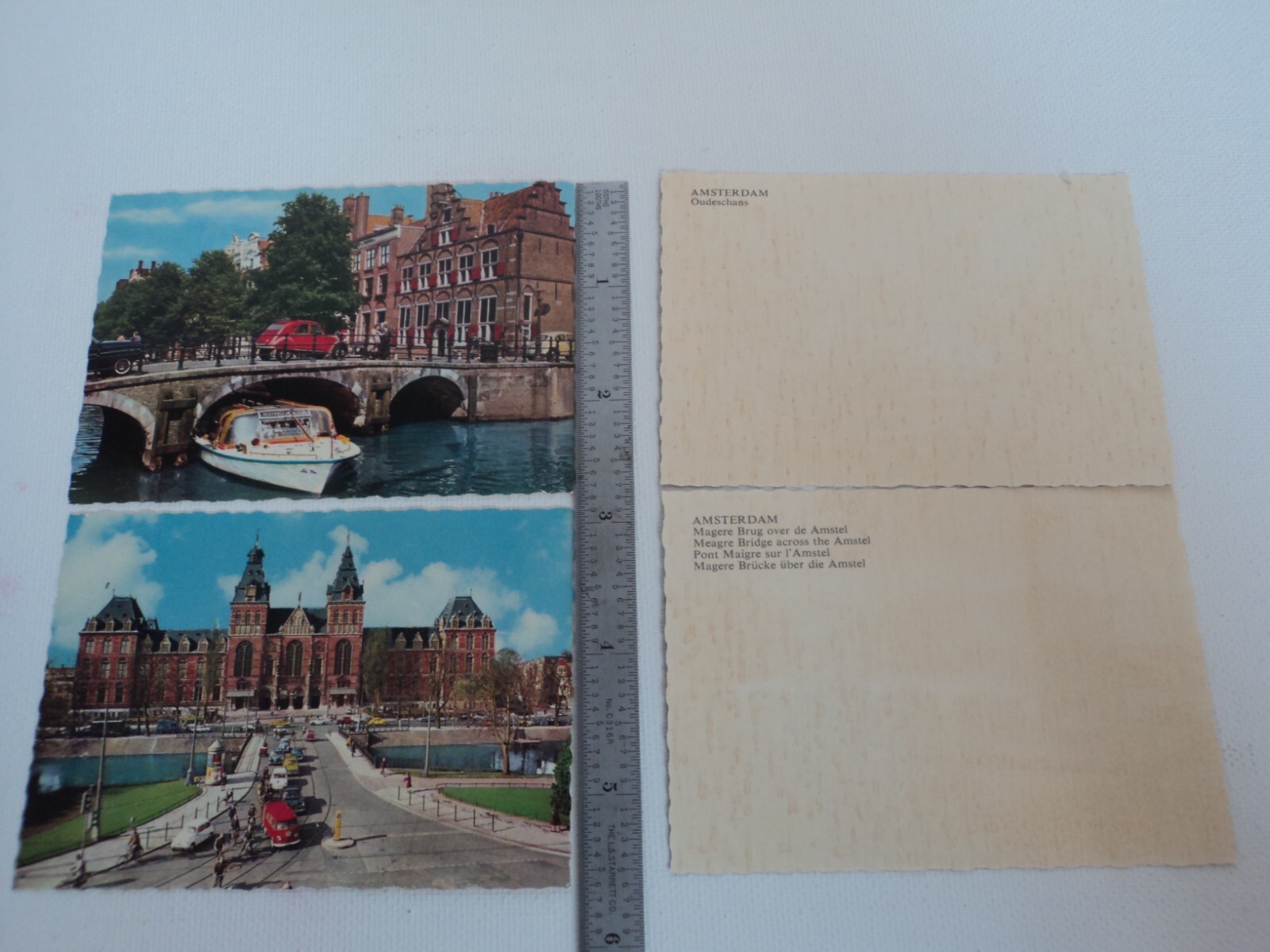 Vintage Mini Souvenir Cards AMSTERDAM colored vintage pictures 10 cards