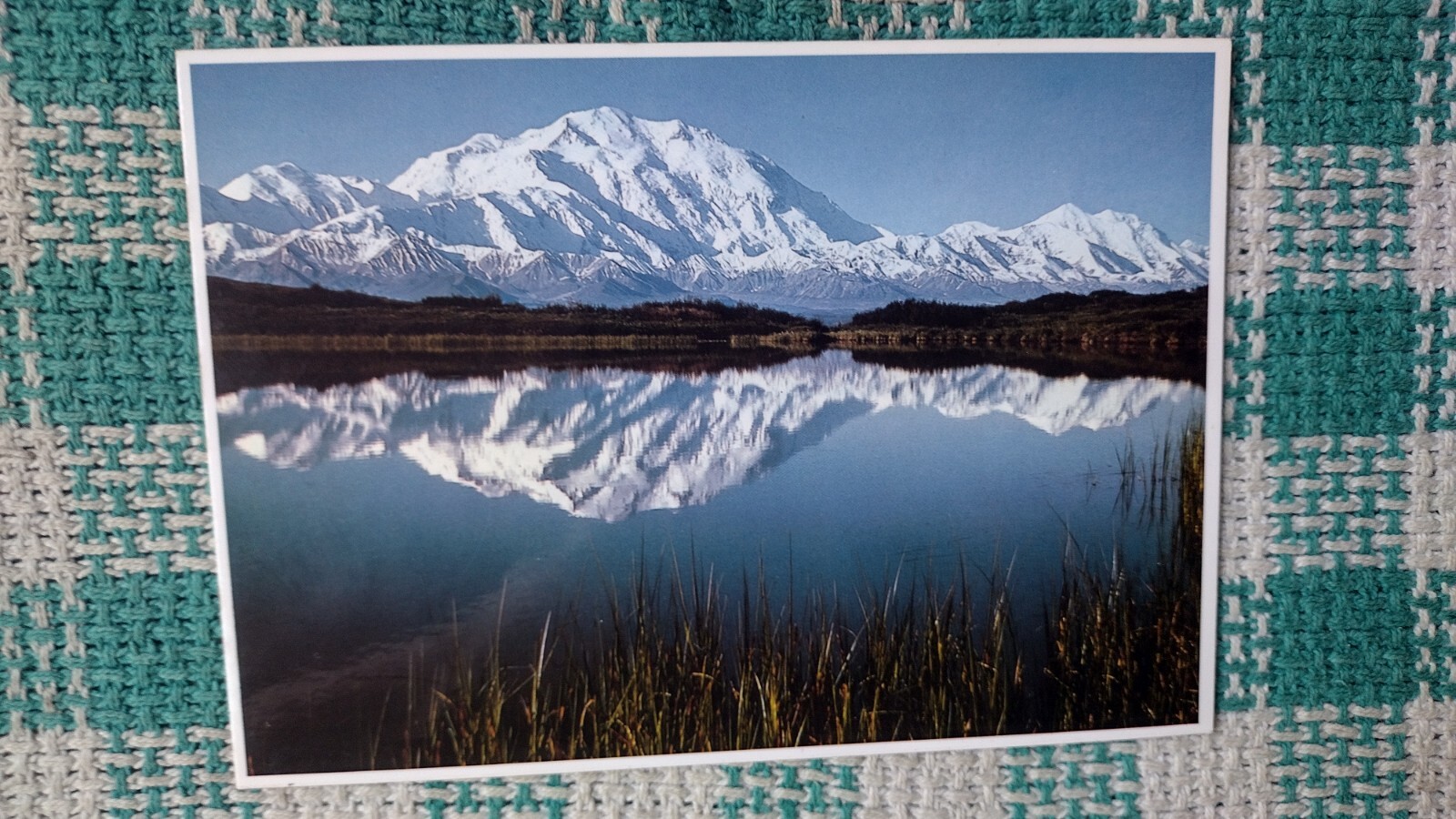 BEAUTIFUL POST CARD REFLECTIONS OF MT.MCKINLEY WONDER LAKE ALASKAN Post Card