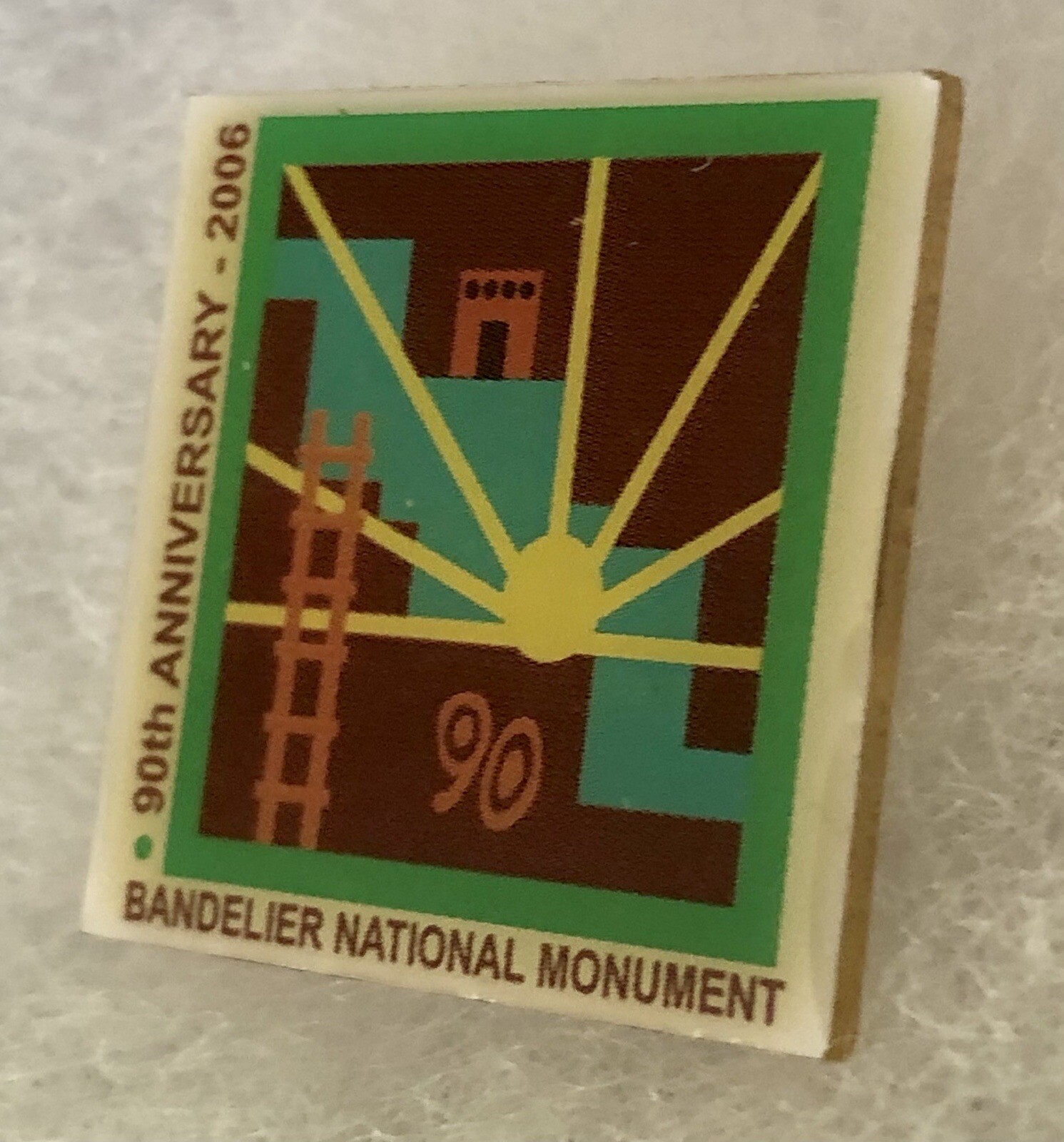 Bandelier National Monument 90th Anniversary Lapel Pin New Mexico 2006 Souvenir