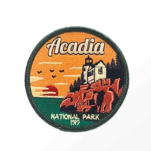 Acadia National Park Patch Iron-On Applique Souvenir Gift
