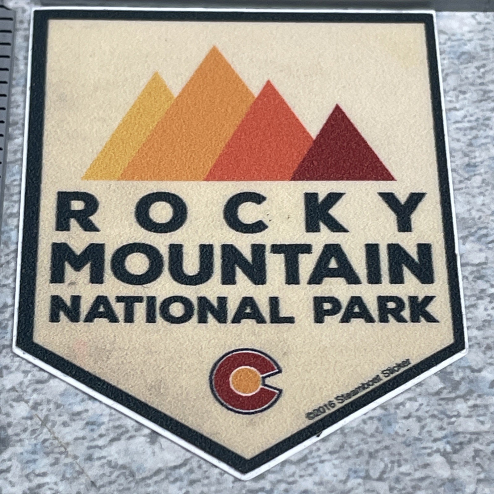 Decal – Rocky Mountain National Park- 2” – Outdoor – New
