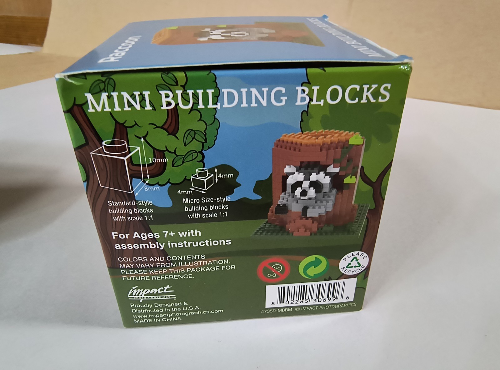 MINI Building Blocks US National Park Smokey Bear & Racoon NEW SEALED Boxes