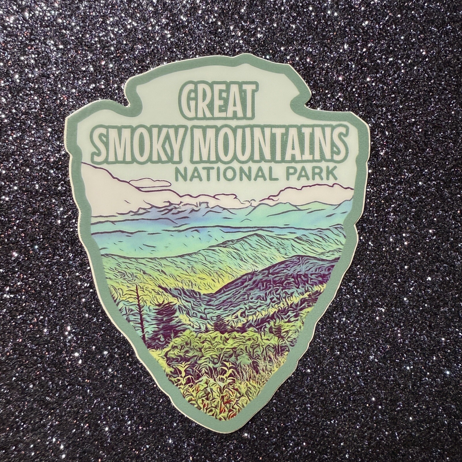 Great Smoky Mountains National Park Weatherproof Vinyl Sticker