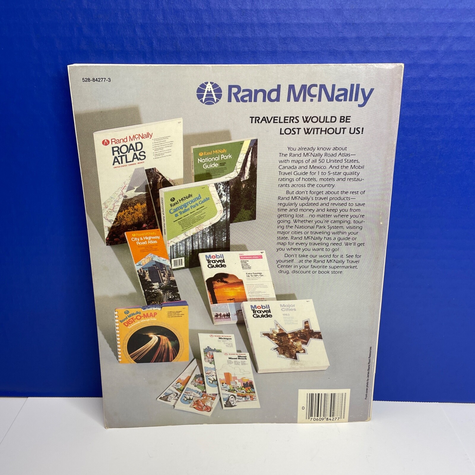 1983 National Park Guide Rand McNally 17th Edition Map Book Michael Frome PB