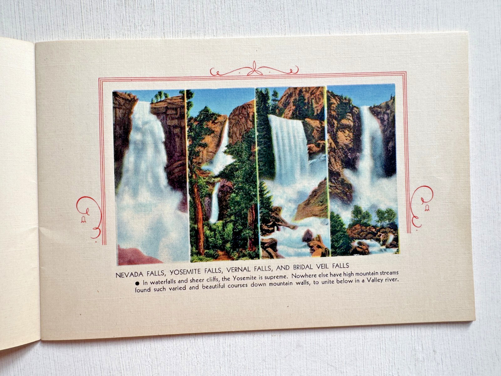 1930-40’s Yosemite National Park Picture Book w/ 32 Pictures B