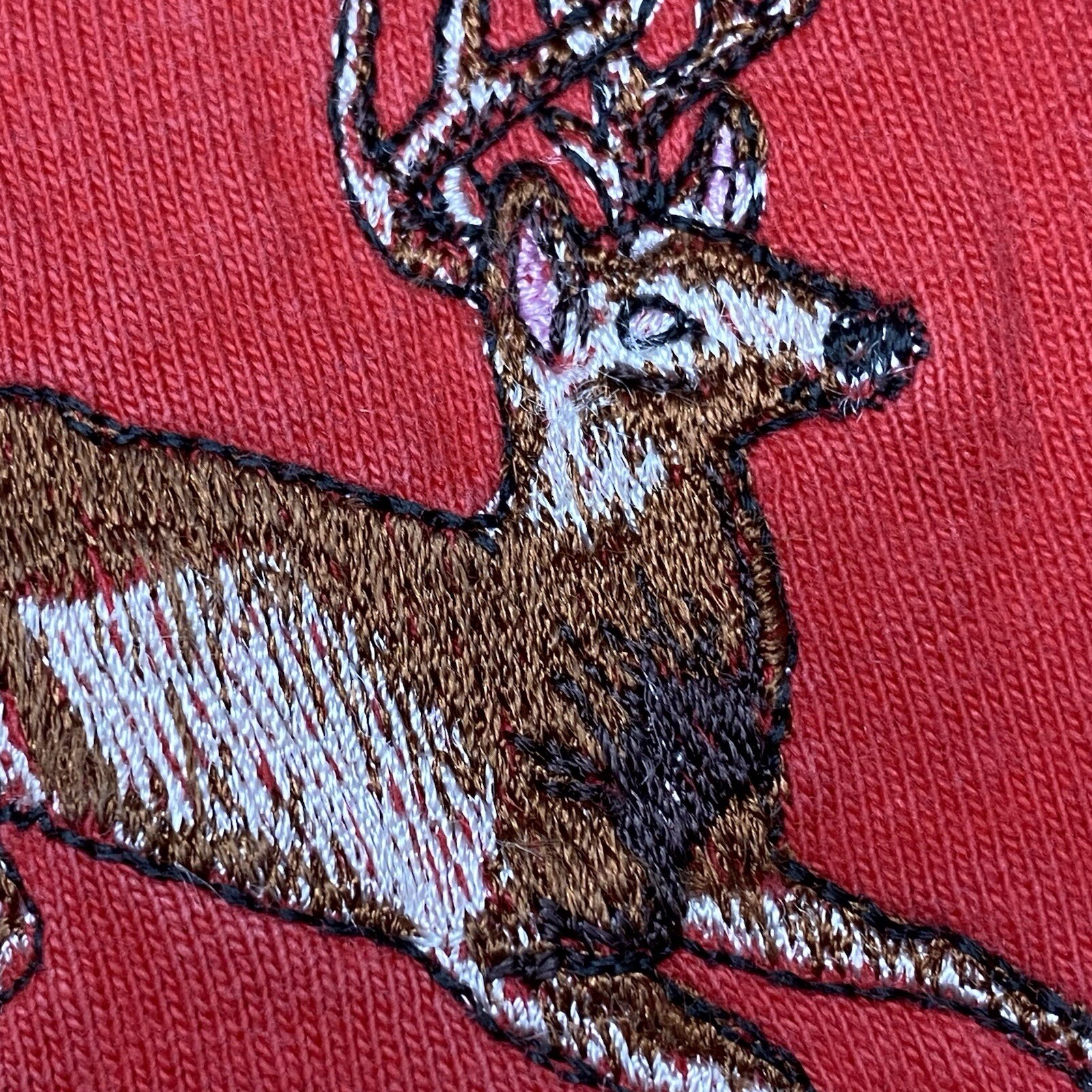 Vintage 90s T Shirt Shenandoah National Park Embroidered Deer Cut Off Grunge