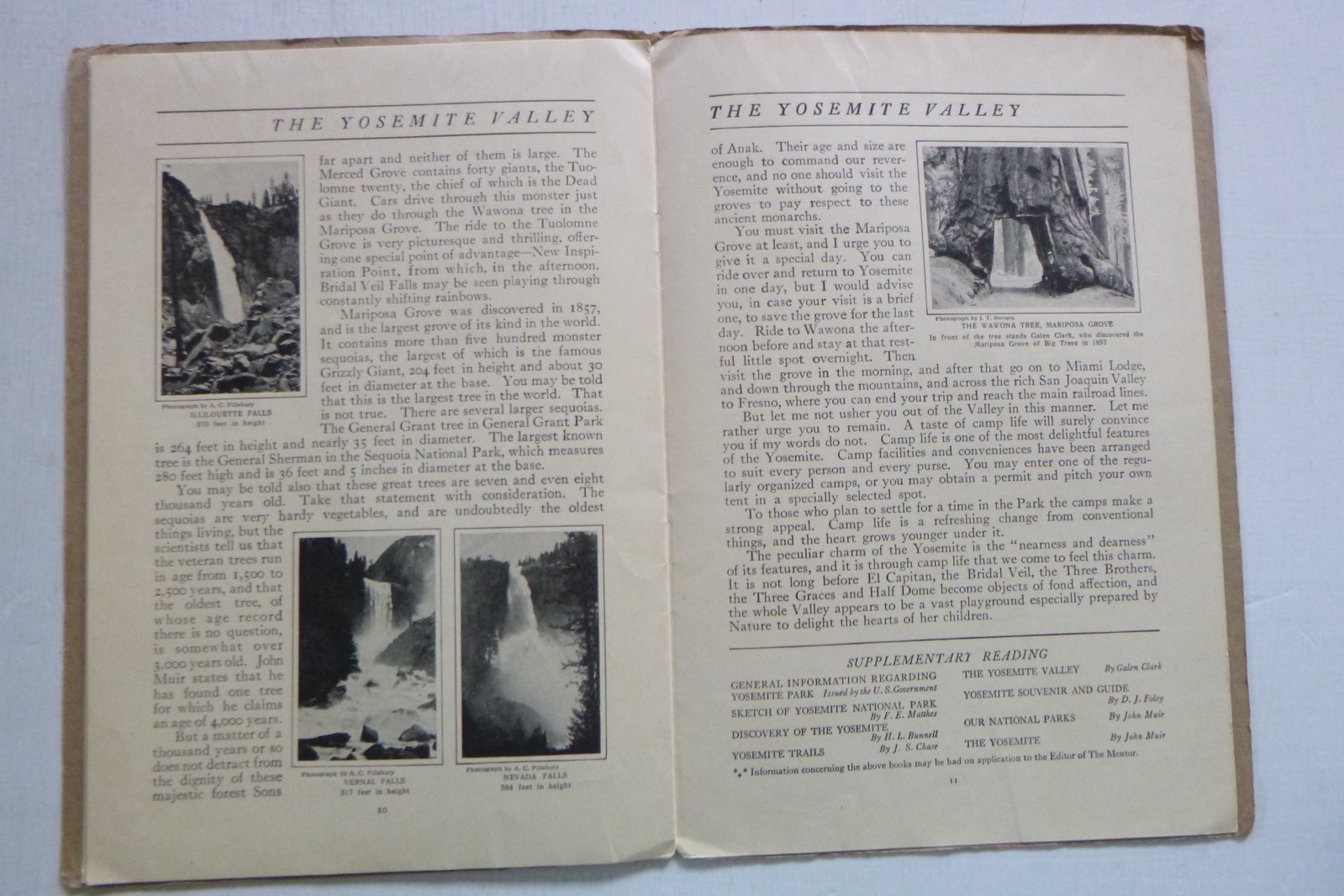 The Yosemite Valley, The Mentor Vol 4 #16 (Booklet, 1916)