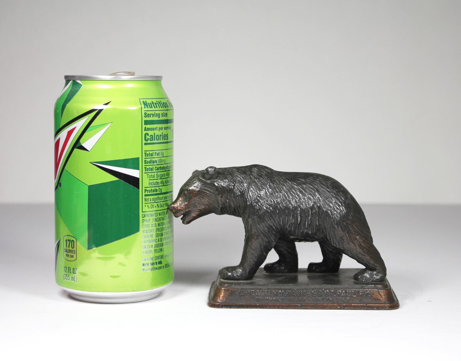 Antique YELLOWSTONE BEAR Fiqure Gallatin Gateway Railroad Souvenir Puget Sound