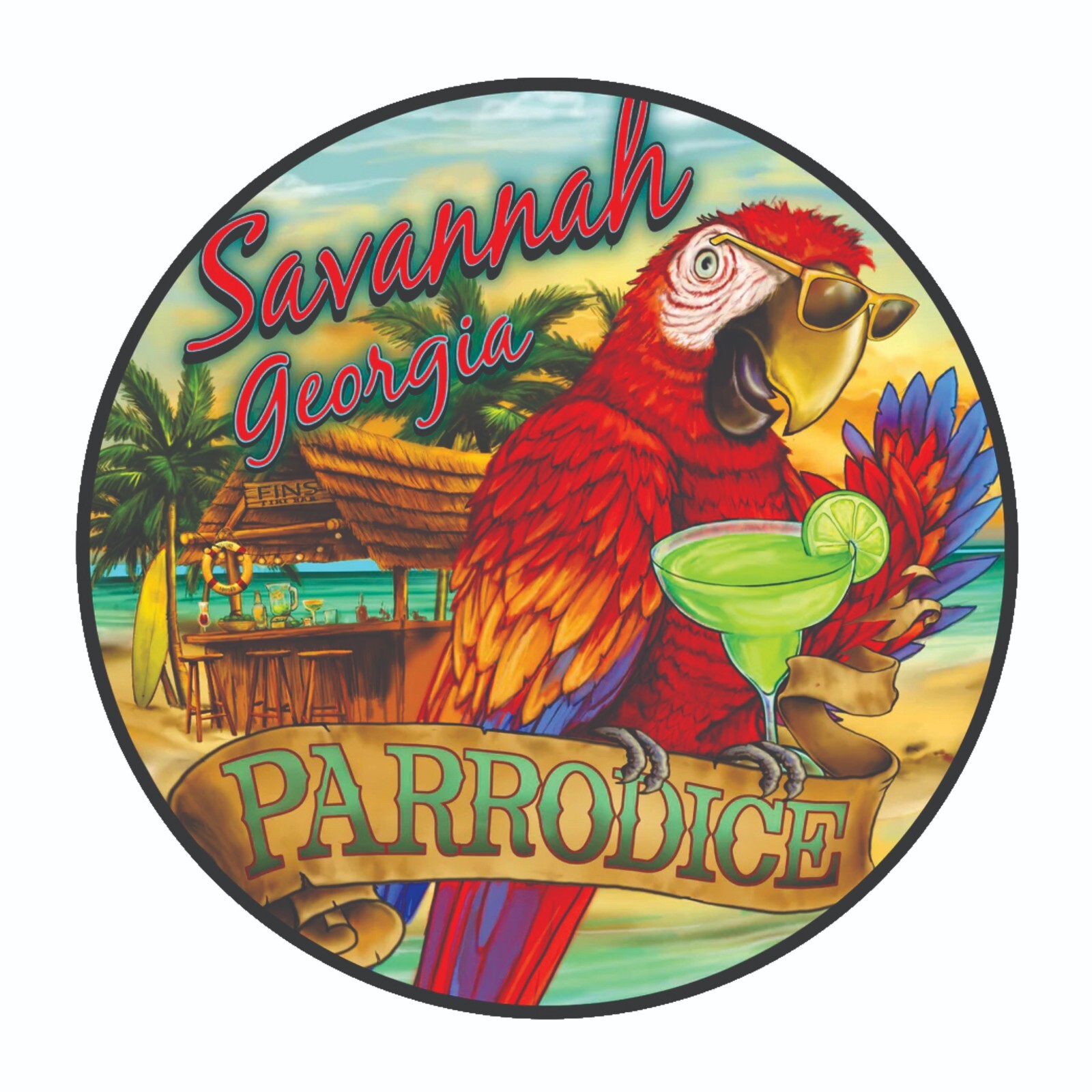 Savanah Georgia Sticker Decal Bumper Sticker