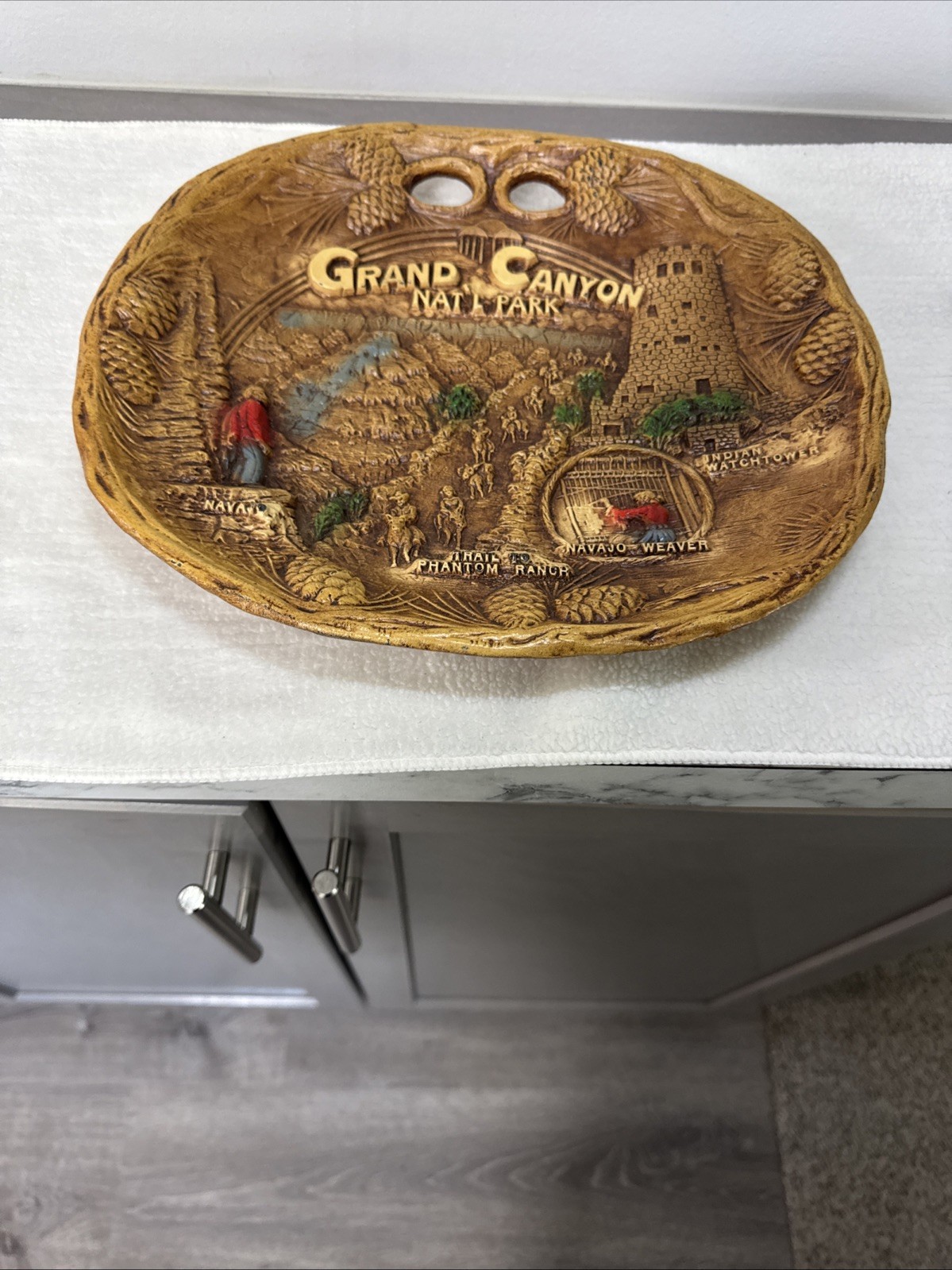 Vintage Grand Canyon National Park Collector Plate Fred Harvey & Vernon Kilns