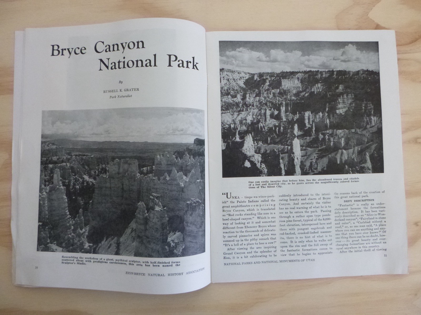 National Parks and National Monuments of Utah (1948)