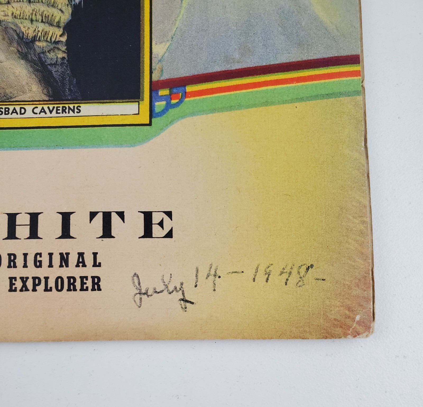 1948 Carlsbad Caverns NM Jim White’s Story Signed Autographed Vintage Booklet