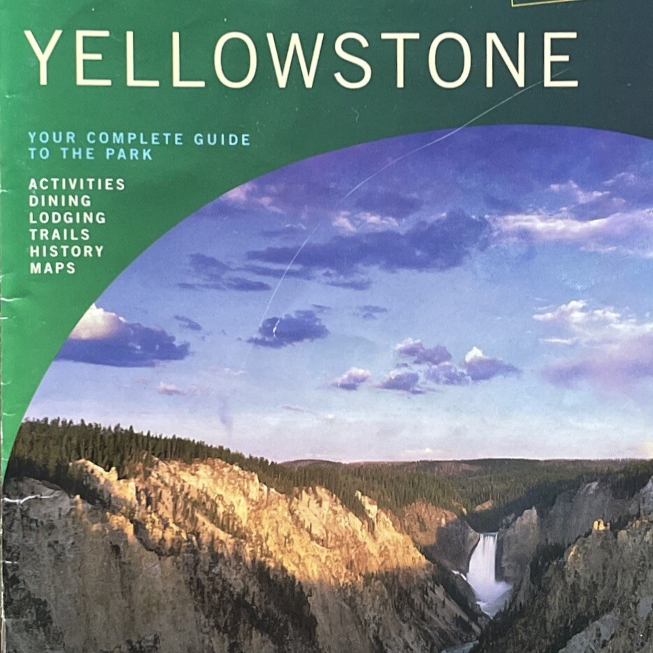 Yellowstone Guide to Park 25th Edition American Park Network Trails Maps History