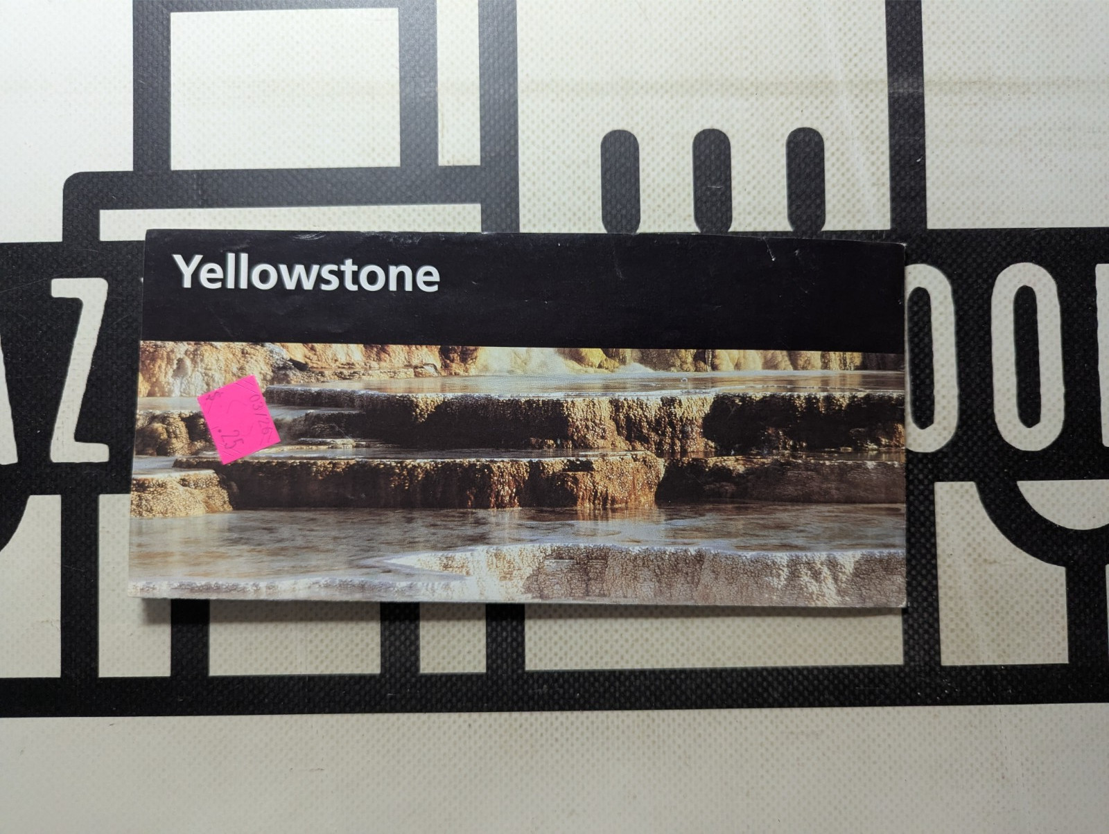 Yellowstone Map by National Park Service 2016 Idaho/Montana/Wyoming Dept Interio