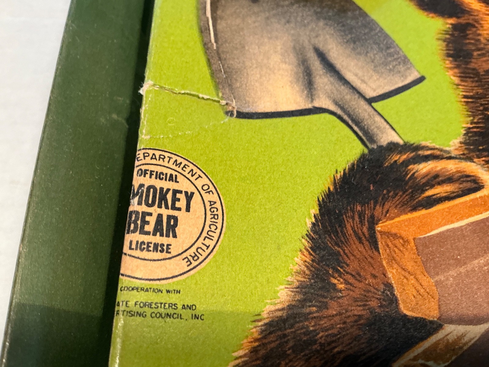 Vintage Smokey The Bear Snuffer Counter Display Box/14 Mint Snuffers/Rare 1950’s
