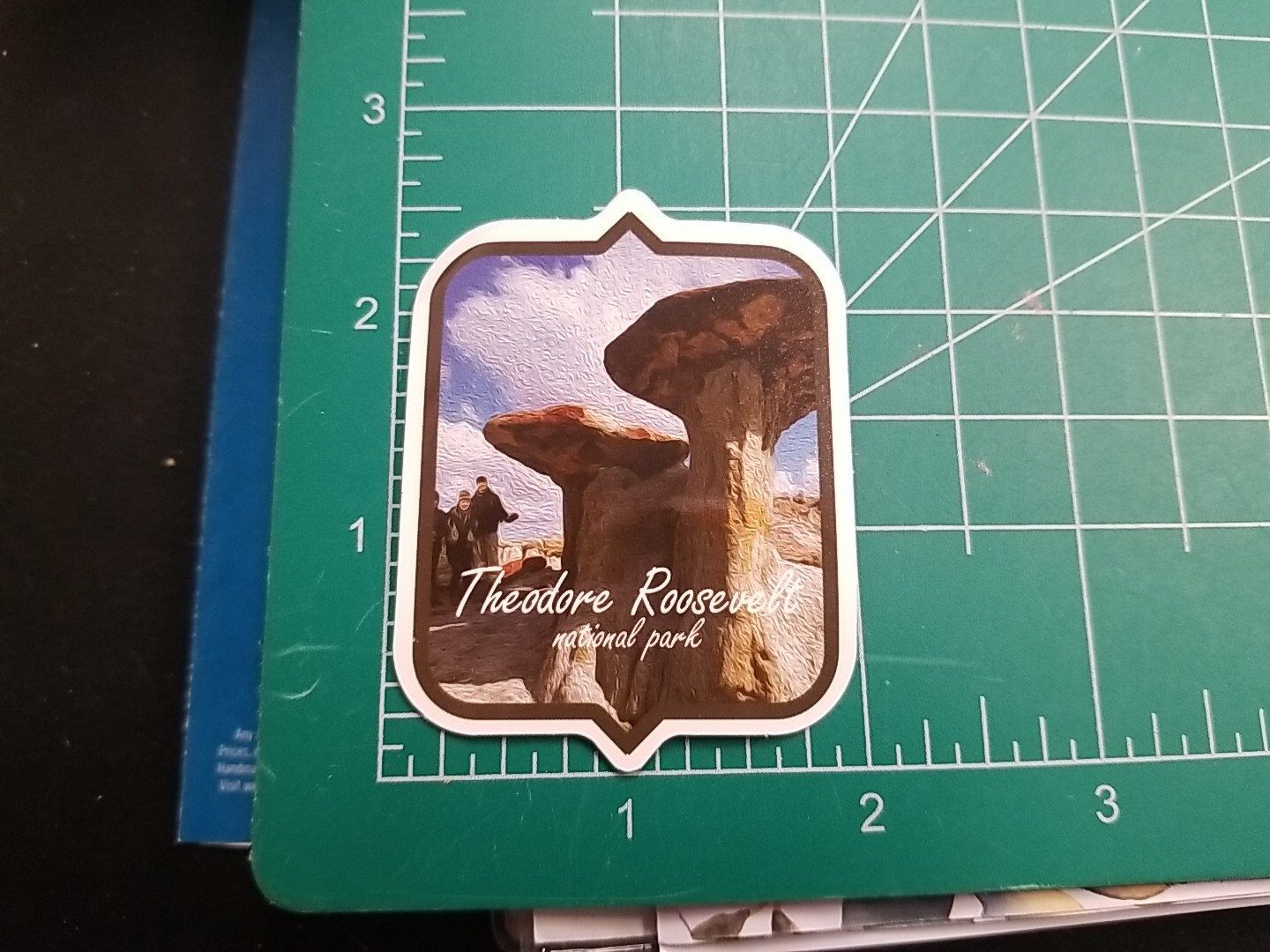 Theodore Roosevelt National Park Vinyl Sticker / Decal. Waterproof 2″ X 2.5″