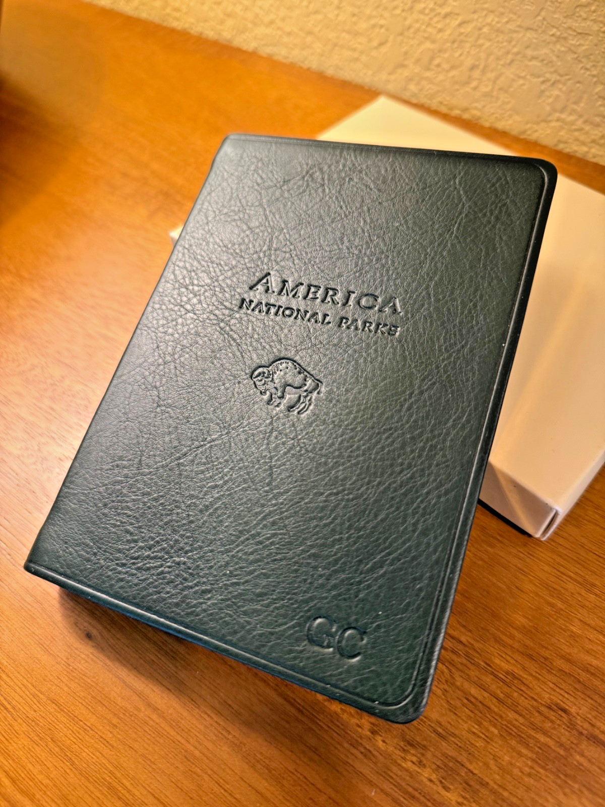 Orvis national park guide book leather bound new in box