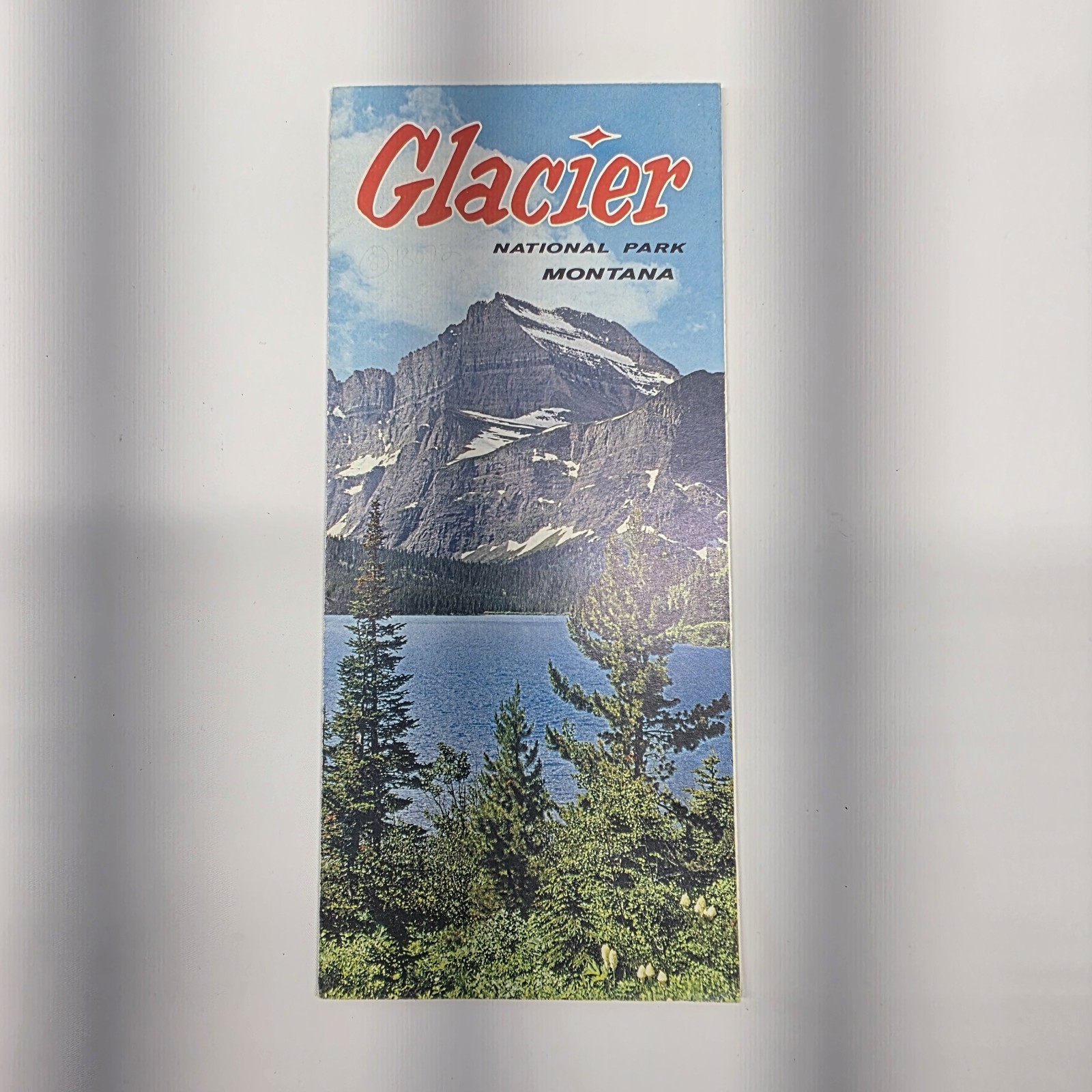 Glacier National Park Vintage 1960s Travel Brochure Scenic Guide Tourist Map