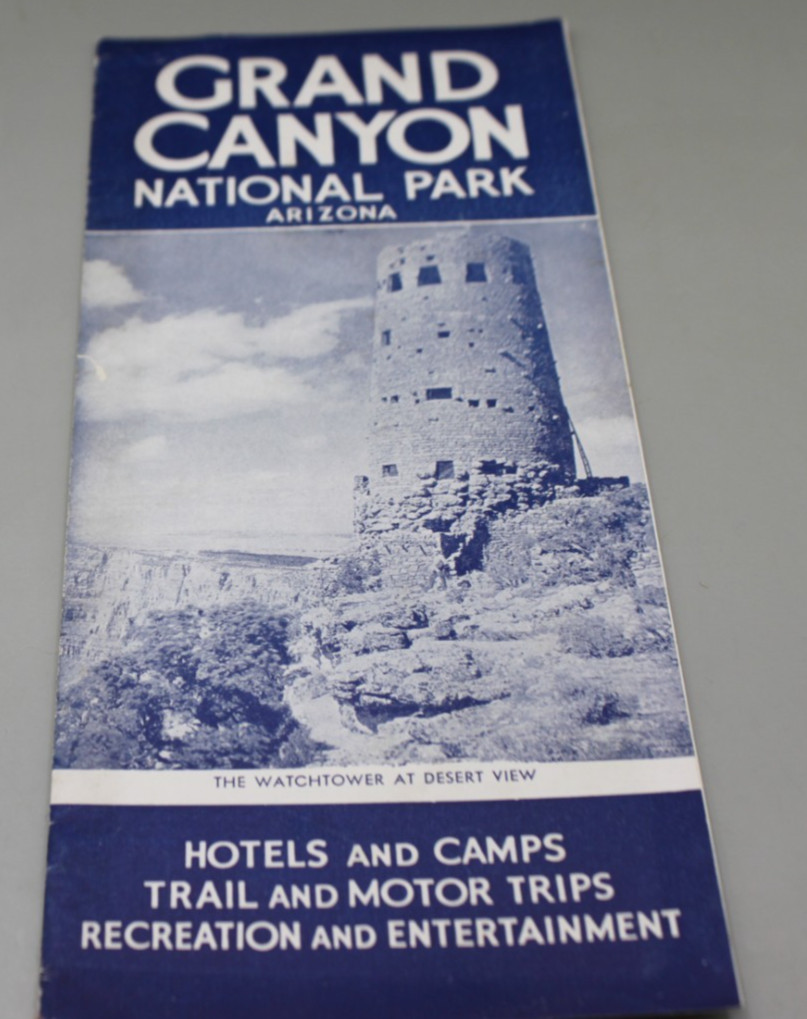Grand Canyon National Park Travel Brochure EL Tovar Hotel
