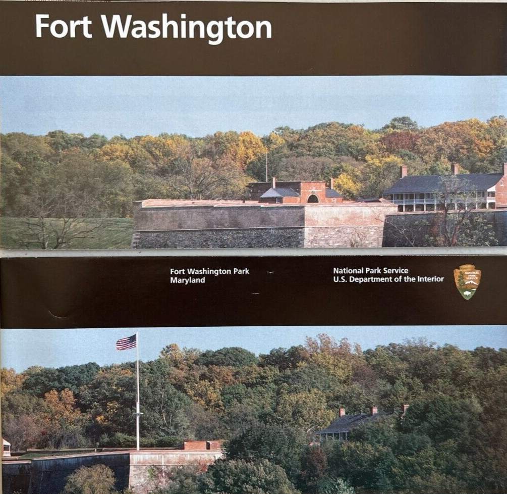 2026 FORT WASHINGTON PARK – Maryland NATIONAL PARK SERVICE UNIGRID BROCHURE/MAP
