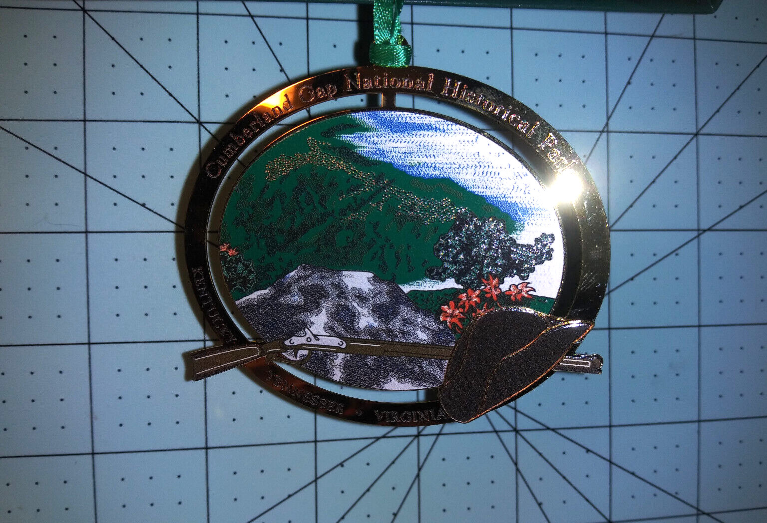 Cumberland Gap Falls National Historical Park Hiking Medallion 1/10k Solid Brass