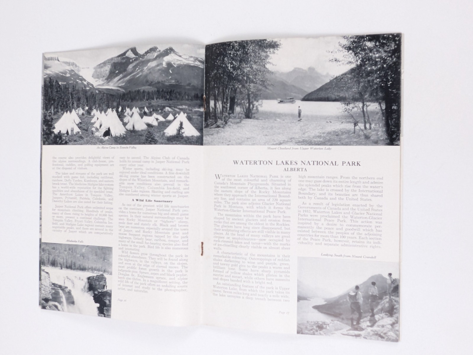 C1940-50s – Canadas Mountain Playgrounds National Parks Guide – B14