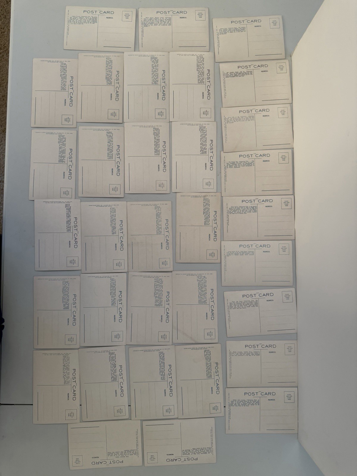 Vintage Yellowstone National Park – Lot Of 33