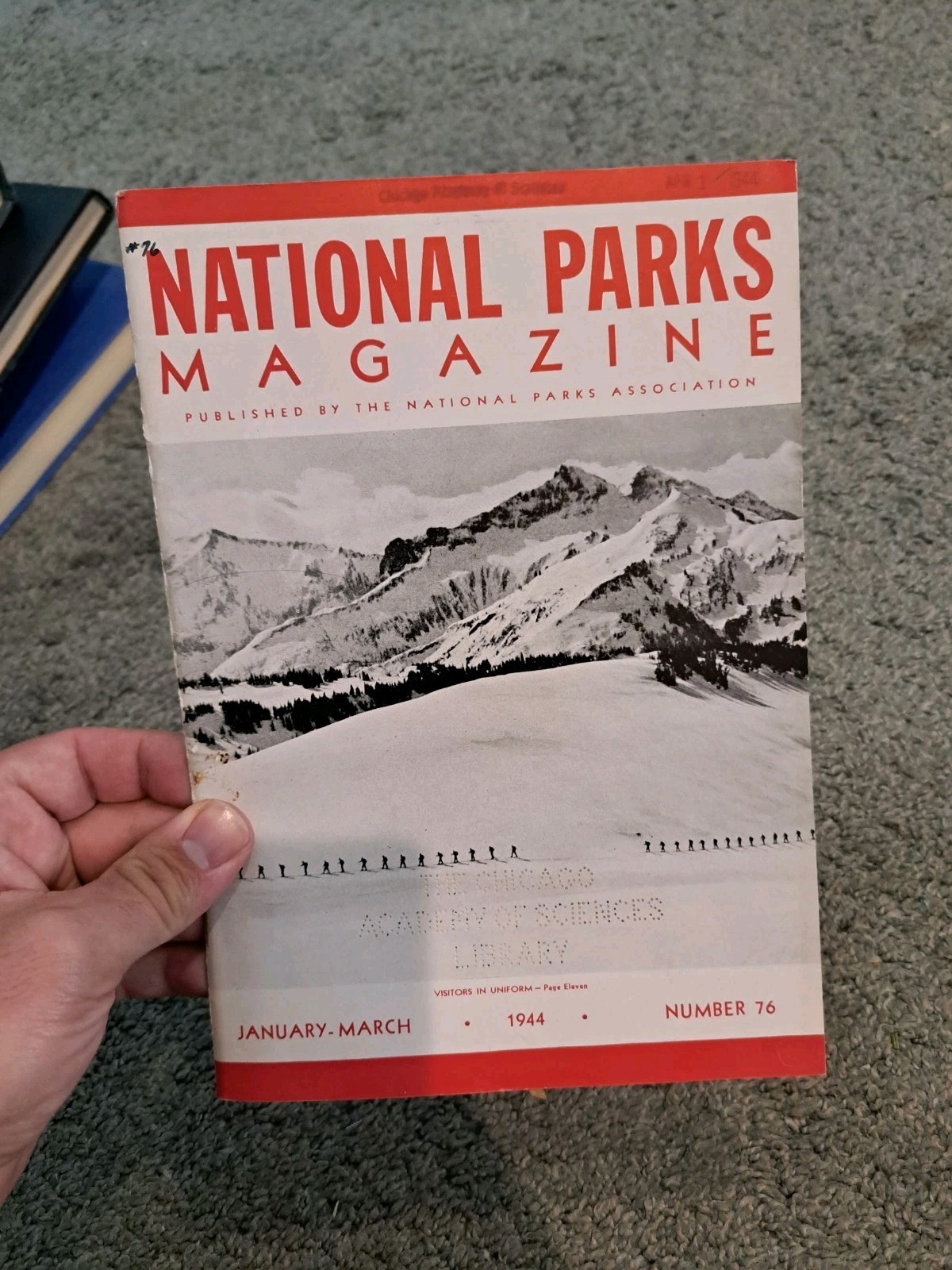 January-March 1944 National Parks Magazine Mount Rainier Everglades Jackson Hole