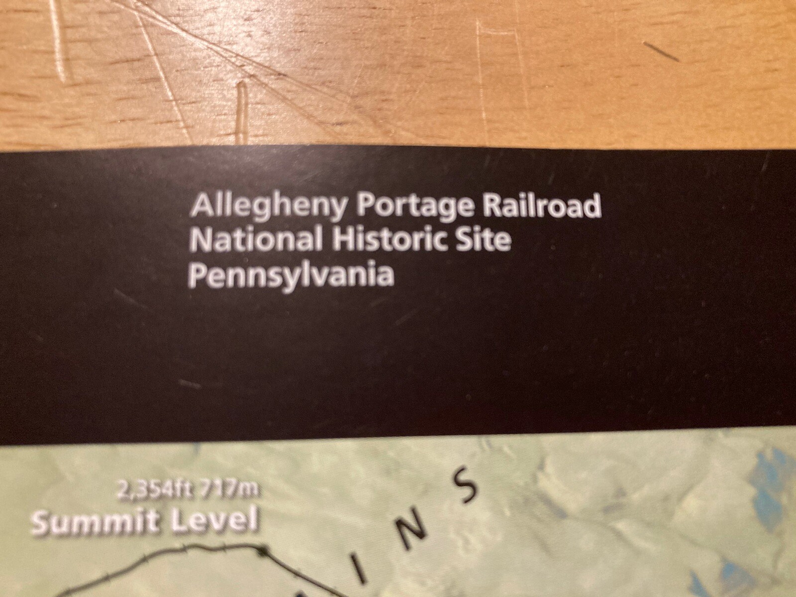 National Park Service Allegheny Portage Railroad Unigrid Brochure. Pennsylvania