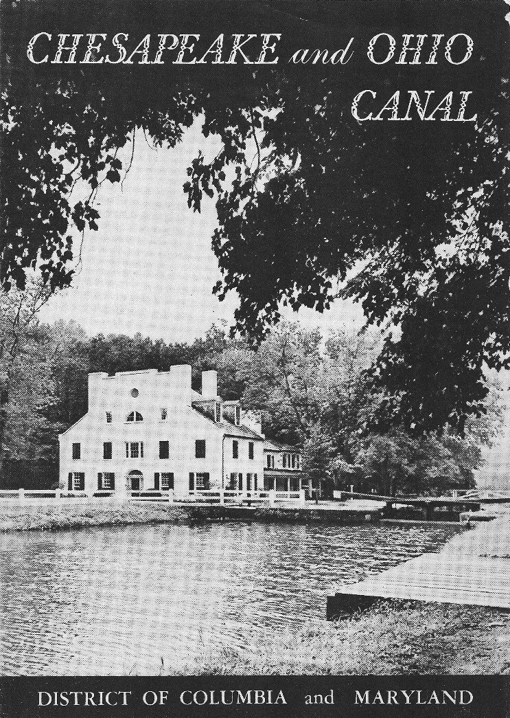 Official 1951 Map Brochure CHESAPEAKE AND OHIO CANAL Maryland Georgetown Towpath