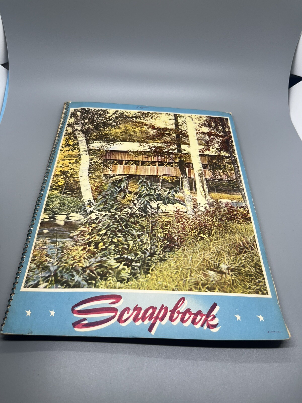 Vintage National Parks Scrap Book 1956 Glacier Yellowstone National Park