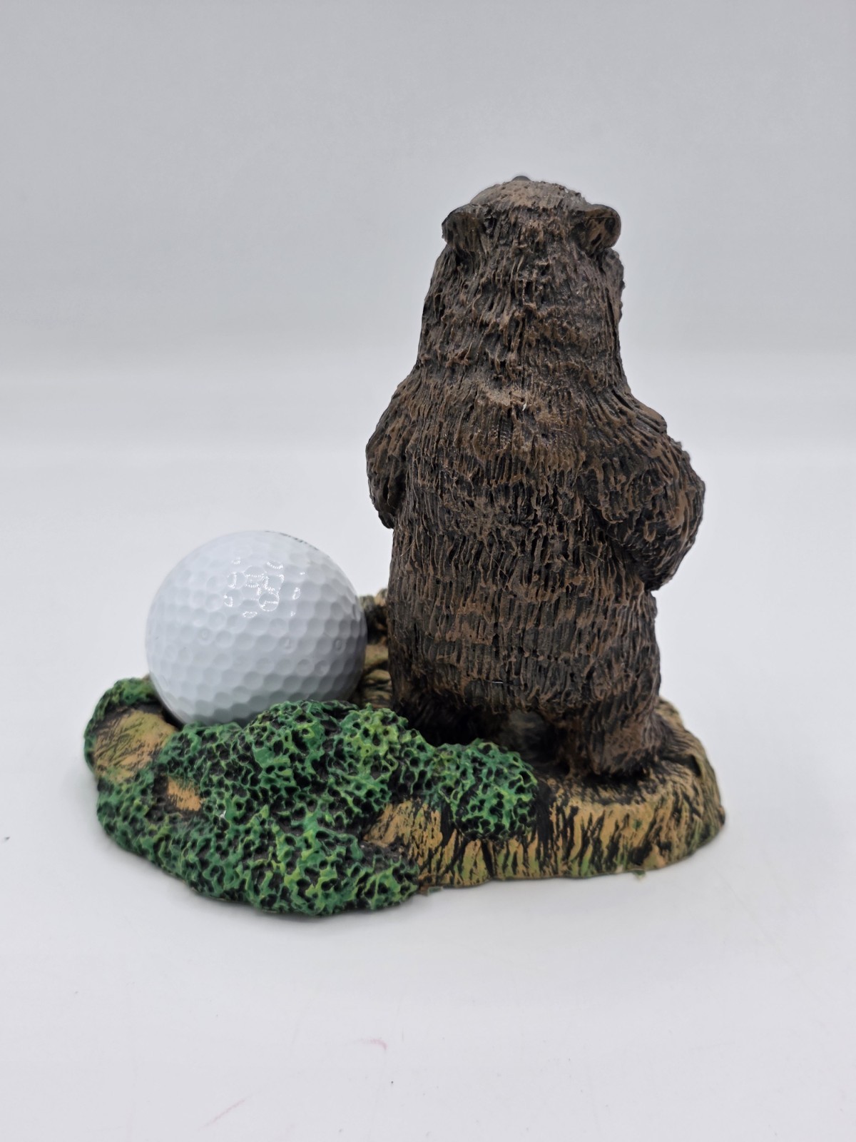 Vintage Yellowstone National Park Bear Figurine & Yellowstone Country Club Ball