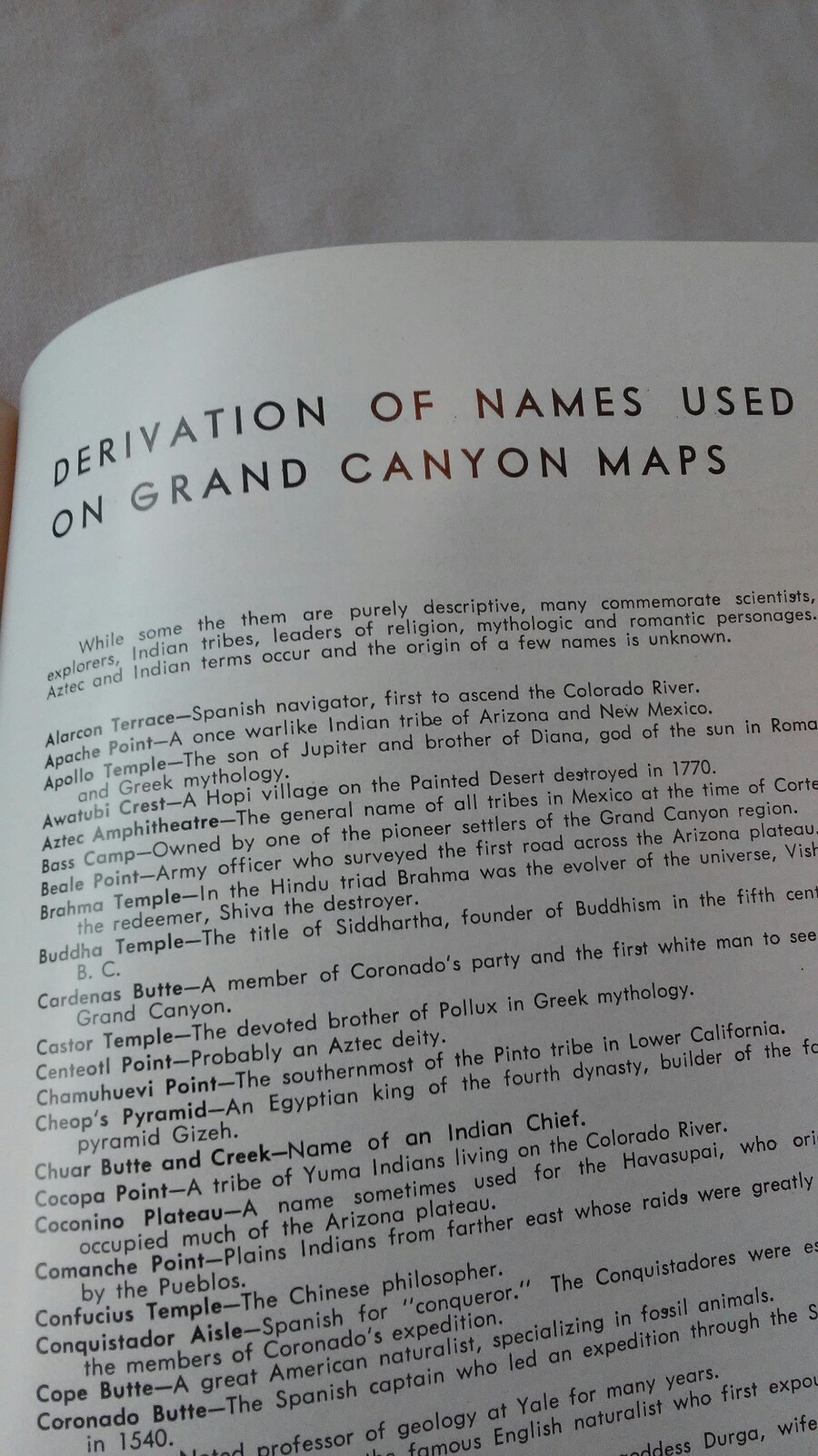 Vintage 1956 Story of the Grand Canyon Book How It Was Made