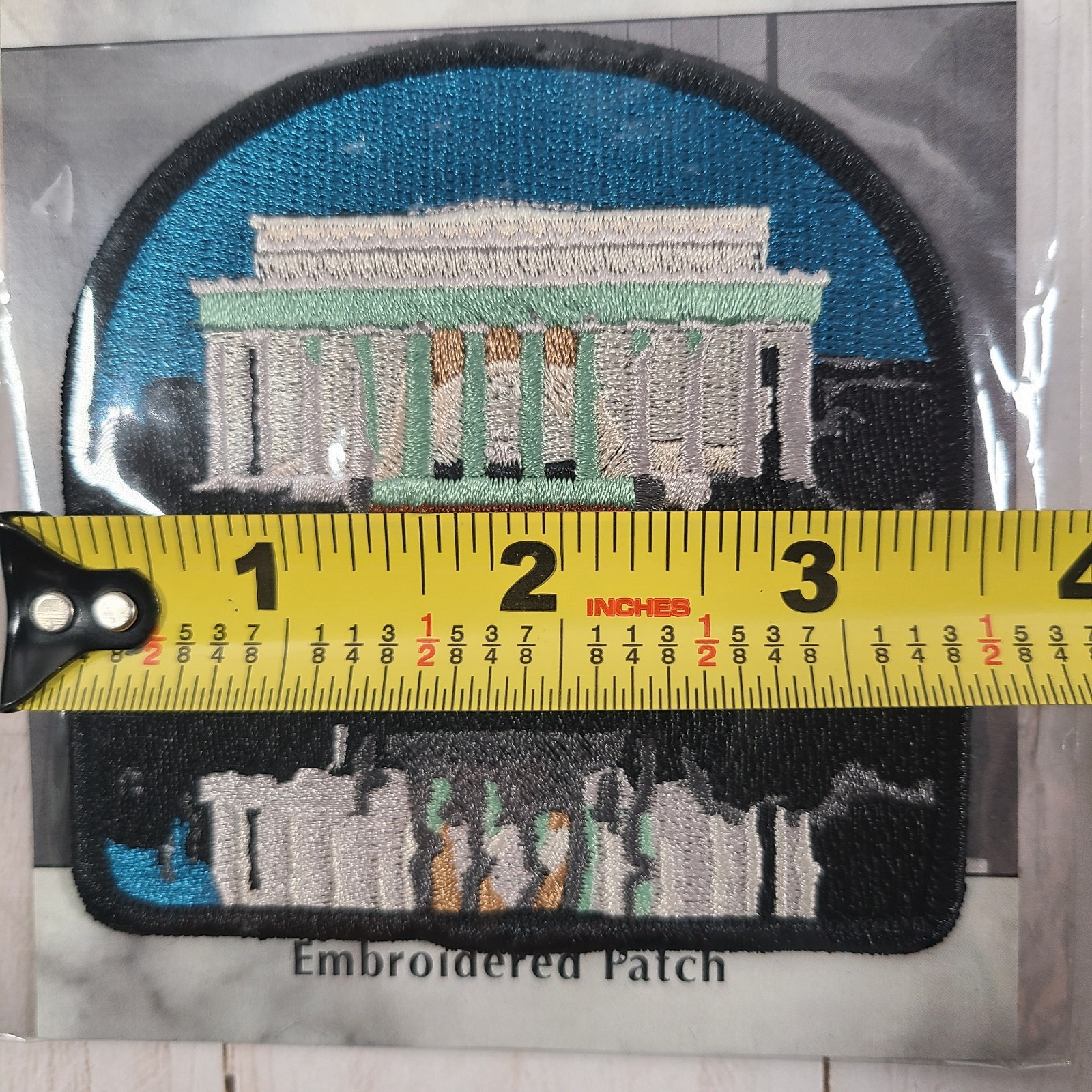 Washington DC Historical Landmarks Patches Lot of 3 Arlington Lincoln Jefferson
